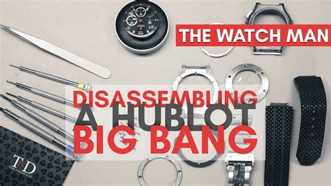 Disassembling a Hublot Big Bang (T4D) watch review 